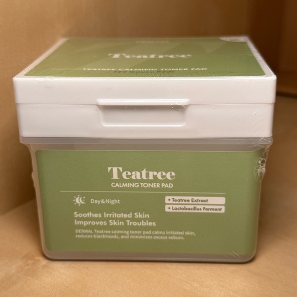 Teatree Calming Toner Pads | 120 Pads | SEALED | Korean Skin Care - Picture 2 of 4